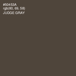 #50453A - Judge Gray Color Image